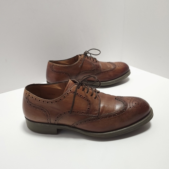 Magnanni Mens Wingtip Oxford Shoes Size 8 M Tormo Cognac Leather main image 7